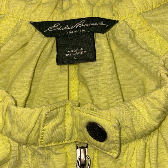 Vintage Eddie Bauer yellow women’s jacket. size large. - Picture 3 of 8